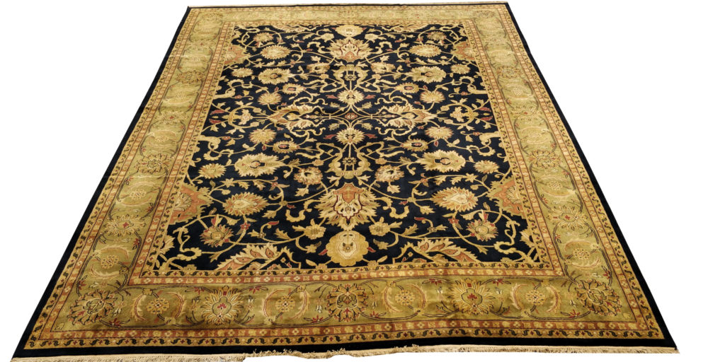 12x15 Black Semi Antique Sultanabad Rug Abrahams Oriental Rugs