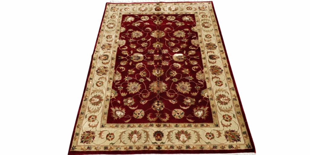 4x6 Burgundy Modern Age Agra Rug Abrahams Oriental Rugs Houston, TX