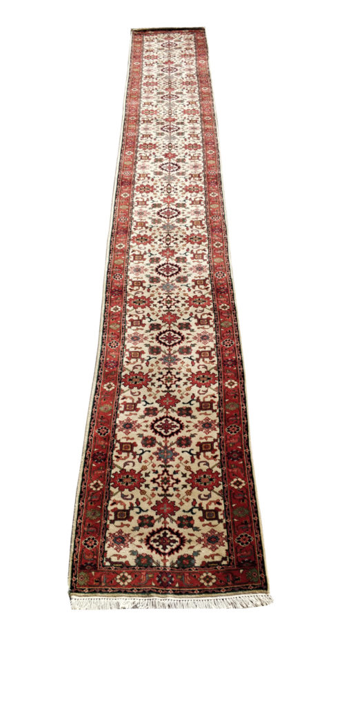 19ft Beige Runner Abrahams Oriental Rugs Houston, TX
