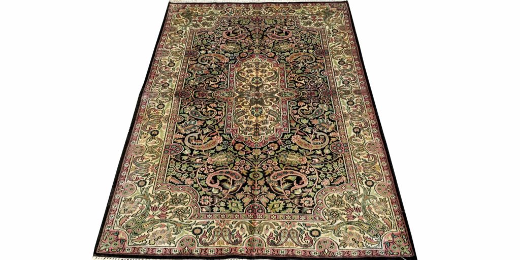 4x6 Black Semi Antique Qum Rug Abrahams Oriental Rugs Houston, TX