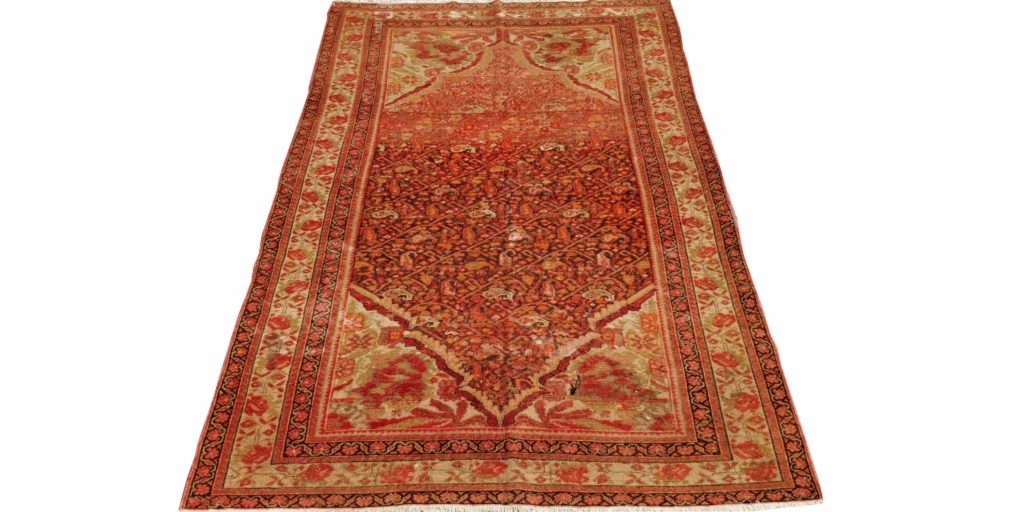 4x6 Coral Antique Malayar Rug Abrahams Oriental Rugs Houston, TX