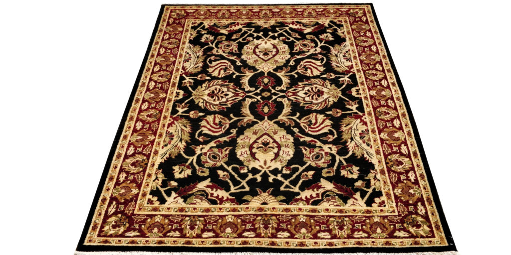 5x7 Charcoal Modern Age Agra Rug | Abrahams Oriental Rugs | Houston, TX