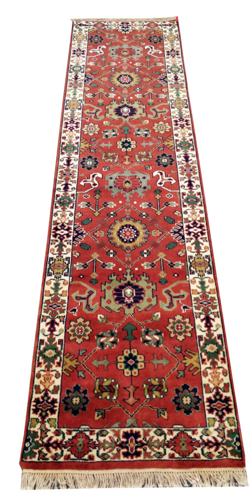 10Ft Rusty Red Modern Age Mahal Rug 1