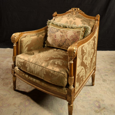 Italian Cushioned Chair scaled 1