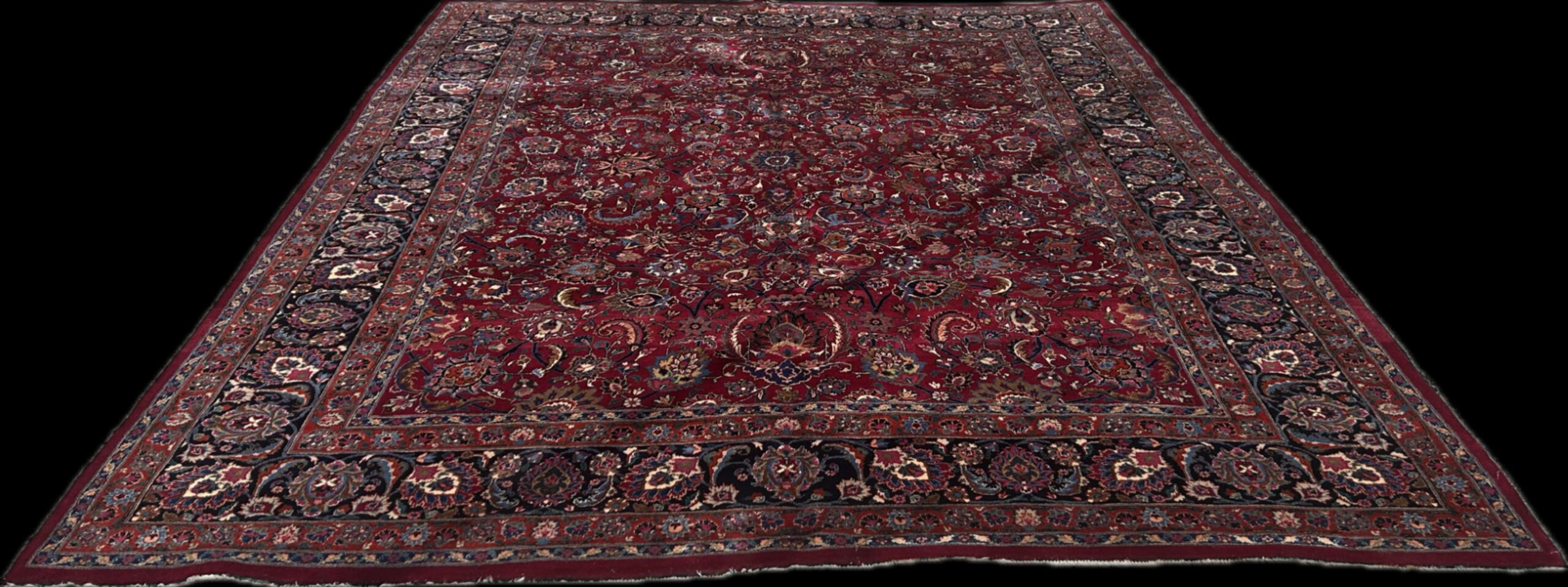 9'2&Quot; × 12' Signed Persian Saber Mashad Rug 1 5C980E12 13E0 4996 Bada 807B4A19Ebd3
